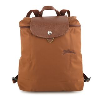 ロンシャン(LONGCHAMP)の新品 ロンシャン LONGCHAMP リュックサック ル プリアージュ グリーン BACKPACK コニャック(リュック/バックパック)