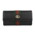 新品 グッチ GUCCI 長財布 【アウトレット】 オフィディア ブラック