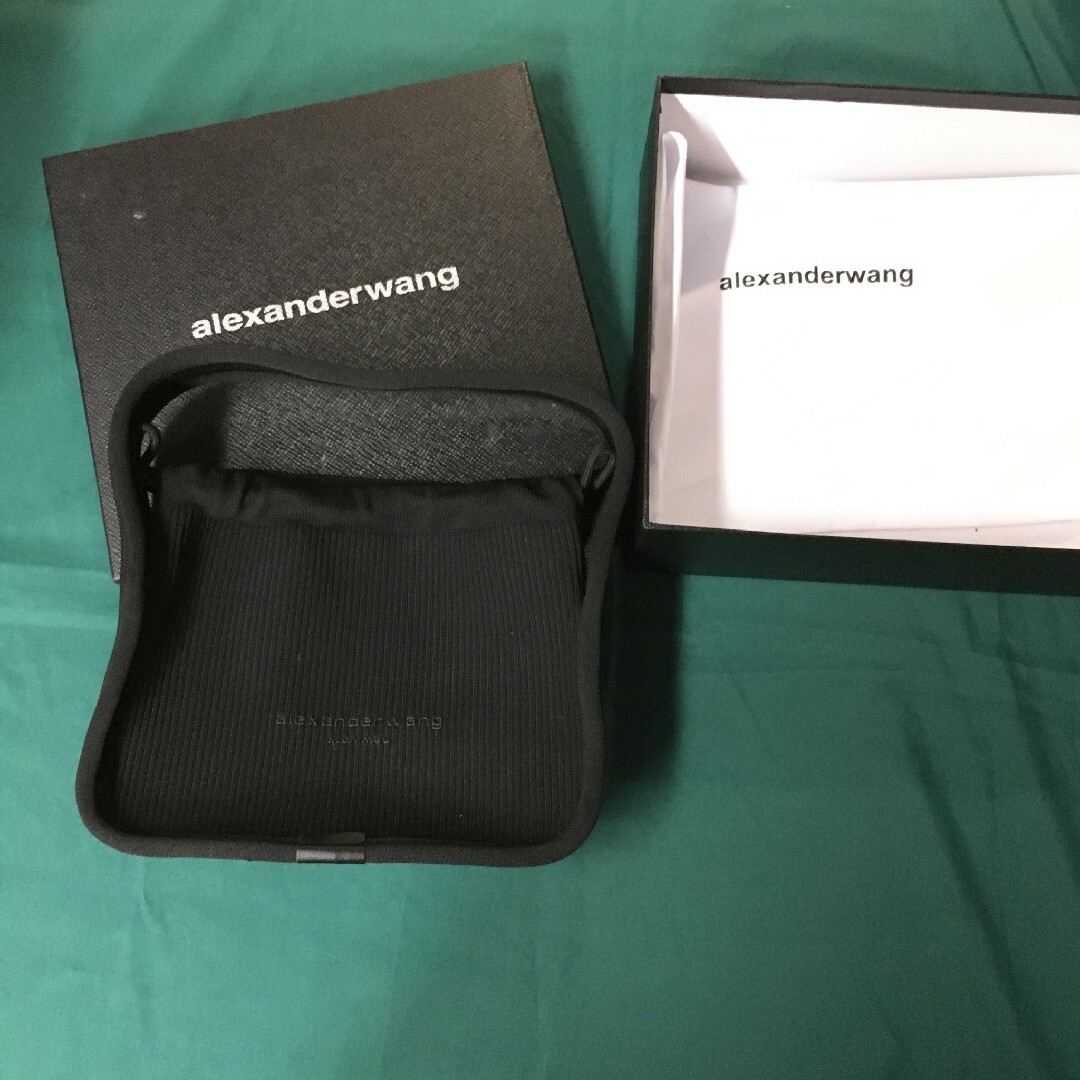 税込?送料無料 alexander wang ryan メタリック リブニット スモール