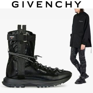 ジバンシィ(GIVENCHY)のGIVENCHY ジバンシイ★メンズ サイドジップナイロンブーツ25㎝★ブラック(ブーツ)