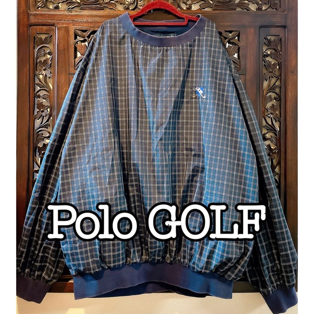 Polo Golf(ポロゴルフ)のポロ ラルフローレン ゴルフ チェック柄 トレーナー ジャージ ヴィンテージ スポーツ/アウトドアのゴルフ(ウエア)の商品写真
