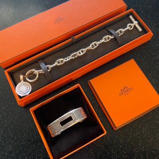 エルメス(Hermes)のエルメス シェーヌダンクル ブレスレット　GM14コマ　美品(ブレスレット)