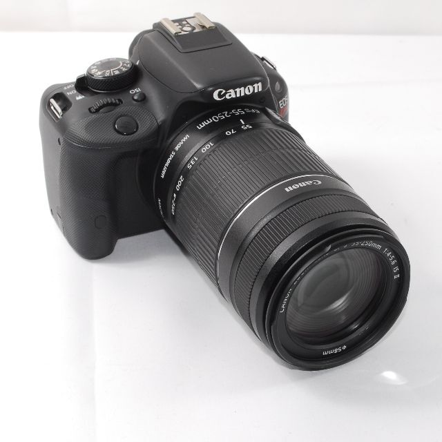 カメラバッグ・予備電池付★超望遠Wズーム CANON EOS KISS X7