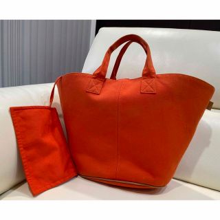 エルメス(Hermes)のエルメス　パニエドプラージュ　オレンジ(トートバッグ)