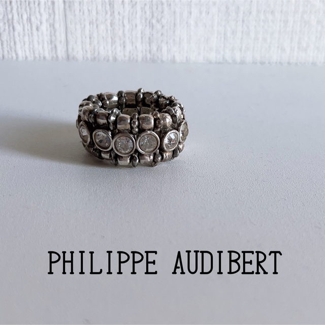 Philippe Audibert(フィリップオーディベール)のPHILIPPE AUDIBERT フィリップオーディベール ビジューリング レディースのアクセサリー(リング(指輪))の商品写真
