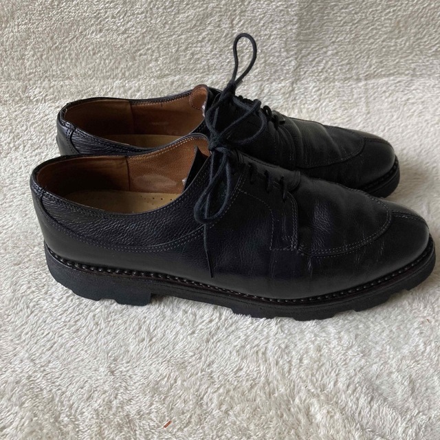 ☆希少☆パラブーツ☆アヴィニョン☆外羽根☆シボ革☆vibramソール☆黒