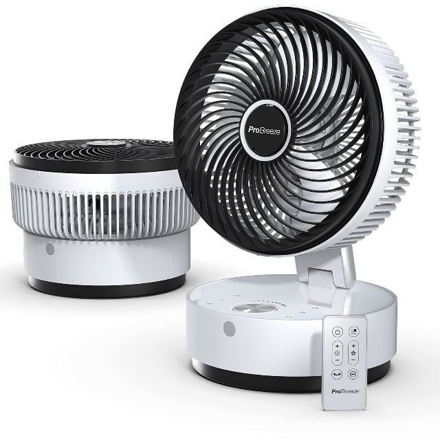色: ホワイト】Pro Breeze 折り畳み式 サーキュレーター 扇風機 D 最新