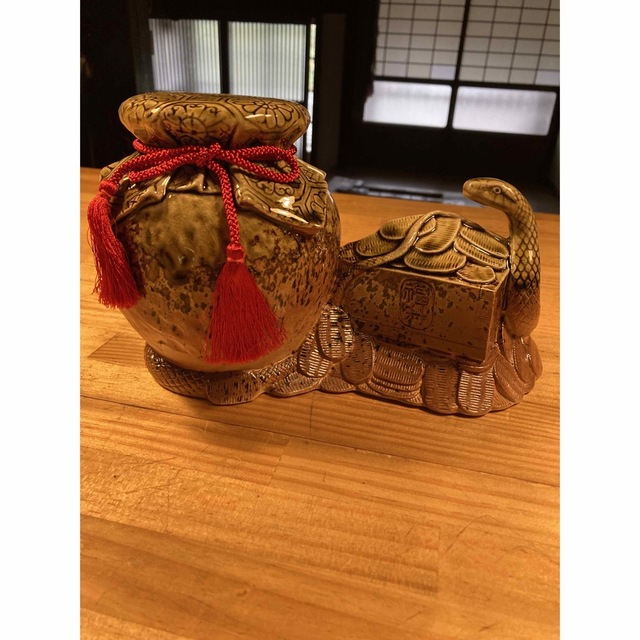 信楽焼陶仙作　巳　Shigaraki pottery Snake vintage