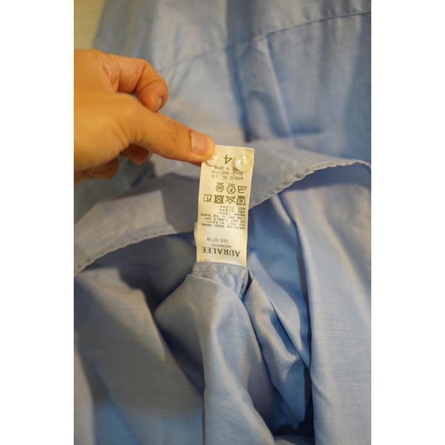 AURALEE FINX OX CHAMBRAY SHIRTS 4 2