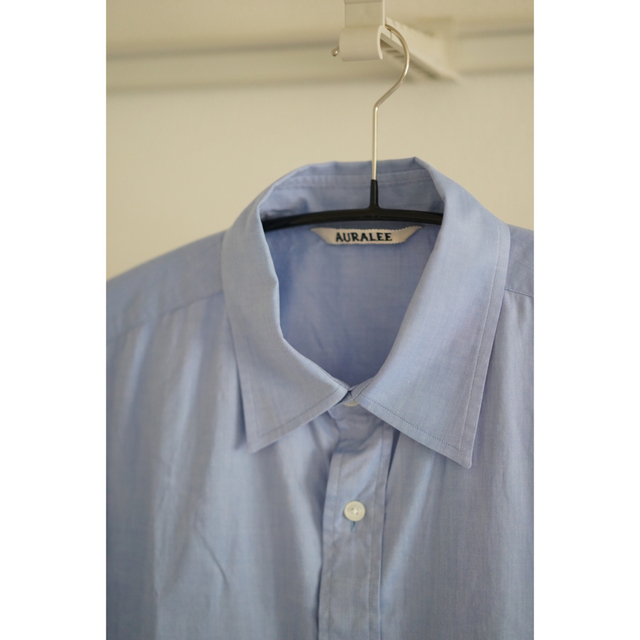 AURALEE FINX OX CHAMBRAY SHIRTS 4 3