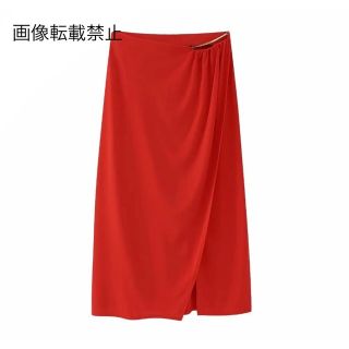 🎀4月新作🛍11000◇red レッド ロングスカート(ロングスカート)