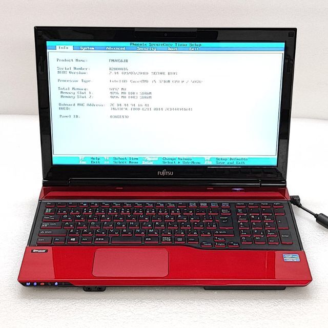 ジャンク品 富士通 LIFEBOOK AH56/J ジャンクPC