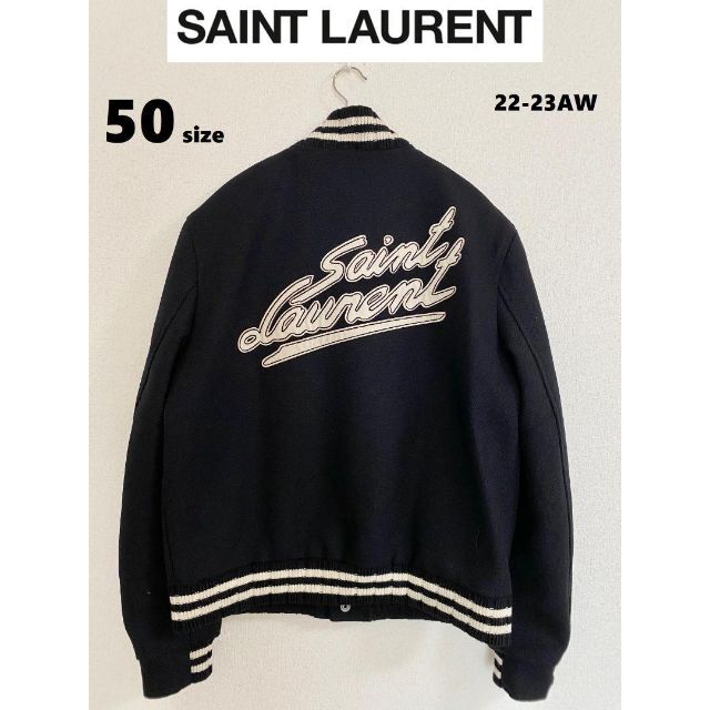 無地・新色登場! 【新品】SAINT LAURENT サンローラン ロゴ テディ