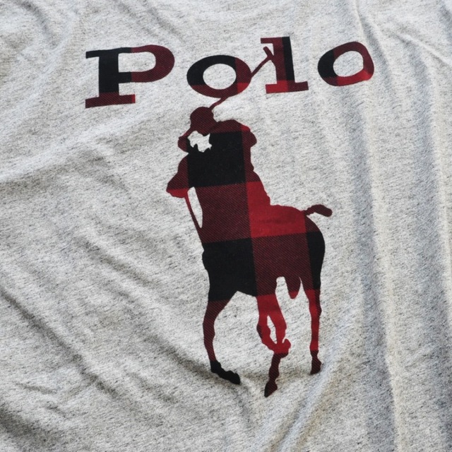 POLO RALPH LAUREN(ポロラルフローレン)のRALPH LAUREN /BLOCK CHECK BIG PONY LOGO  メンズのトップス(Tシャツ/カットソー(七分/長袖))の商品写真