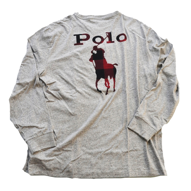 POLO RALPH LAUREN(ポロラルフローレン)のRALPH LAUREN /BLOCK CHECK BIG PONY LOGO  メンズのトップス(Tシャツ/カットソー(七分/長袖))の商品写真