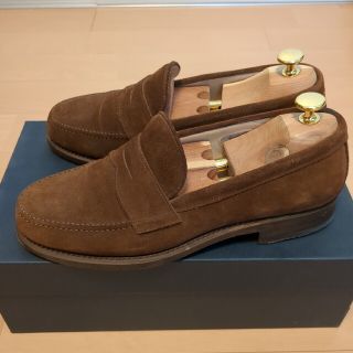 ノンネイティブ(nonnative)のnonnative clerk loafer cow suede 41(ドレス/ビジネス)