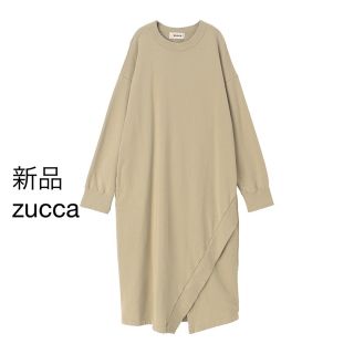 ズッカ(ZUCCa)の新品　zucca スリットジャージィーワンピース(ロングワンピース/マキシワンピース)