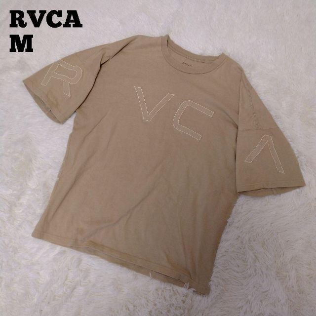 RVCA(ルーカ)のRVCA ルーカ デカTシャツ M ベージュ メンズのトップス(Tシャツ/カットソー(半袖/袖なし))の商品写真