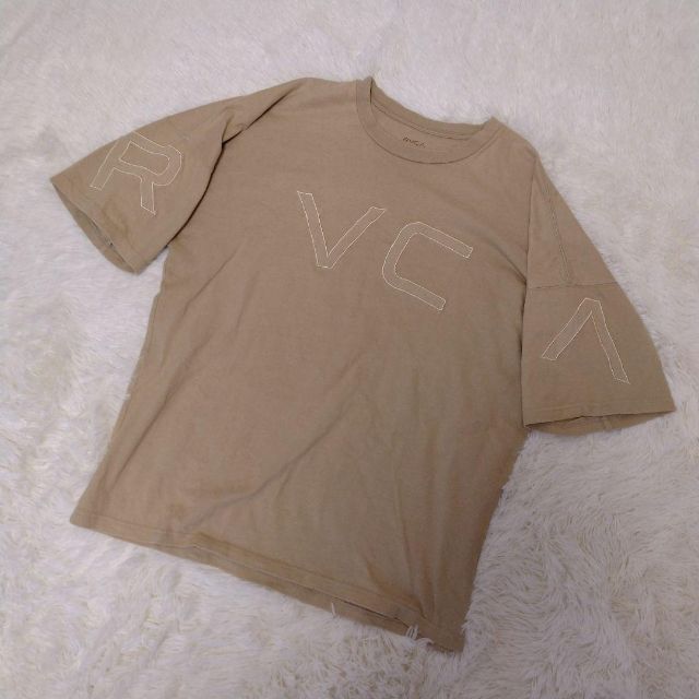 RVCA(ルーカ)のRVCA ルーカ デカTシャツ M ベージュ メンズのトップス(Tシャツ/カットソー(半袖/袖なし))の商品写真