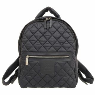 シャネル(CHANEL)のシャネル CHANEL コココクーン リュックサック ナイロン レザー ブラック A92559 20番台 中古 新入荷 CH0854(リュック/バックパック)