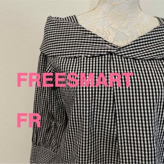 フリーズマート(FREE'S MART)の【美品】FREESMART フリーズマート ギンガムチェック柄ブラウス(シャツ/ブラウス(長袖/七分))