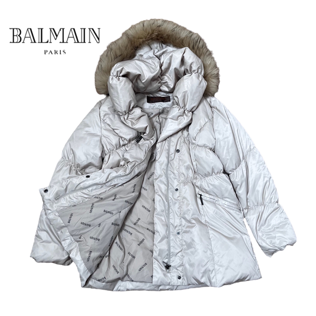 BALMAIN - 【BALMAIN】 キルティング ダウンコートの通販 by ROOM ...