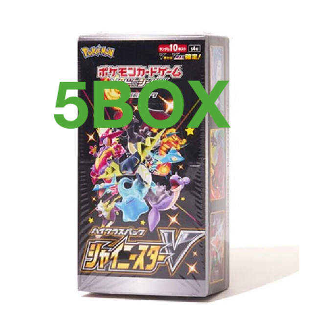 ポケモンカード シャイニースター5BOX イーブイヒーローズ6パック