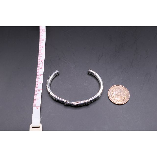 AQUA SILVER - 未使用 アクアフォーティス シルバー バングル AQUA SILVER - 未使用 アクアフォーティス シルバー バングル
