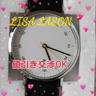 リサラーソン(Lisa Larson)の❇️【新品】LISA LARSON ⭐ 腕時計⭐ LL501⭐丸形⭐文字盤白(腕時計)