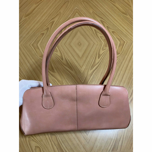 433)【TORRESE】サーモンピンクトートバッグ(中古/中布地劣化 433)【TORRESE】サーモンピンクトートバッグ(中古/中布地劣化