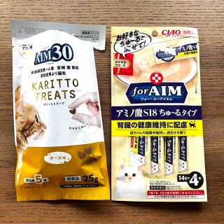 イナバペットフード(いなばペットフード)のいなばfor AIM30 ちゅーるタイプ　カリッとトリーツ　チーズ味　猫　(ペットフード)