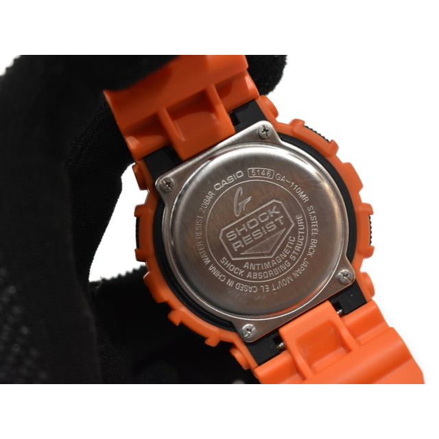 CASIO
G-SHOCK　BIG CASE GA-110MR-4AJF  樹脂 クオーツ 腕時計　生産終了モデル　シンプル　カジュアル　オレンジ　メンズ　ユニセックス