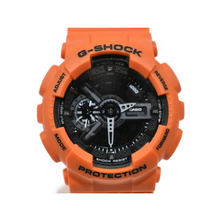 カシオ(CASIO)のCASIO
G-SHOCK　BIG CASE GA-110MR-4AJF  樹脂 クオーツ 腕時計　生産終了モデル　シンプル　カジュアル　オレンジ　メンズ　ユニセックス【中古】(その他)