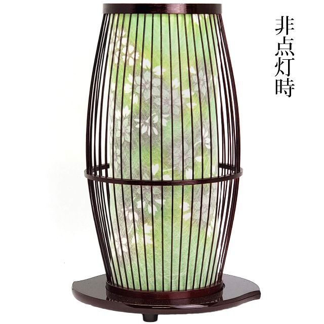 在庫セール】漆ぷろだくと 仏具 盆提灯 京竹 2号 タメ 男性に人気