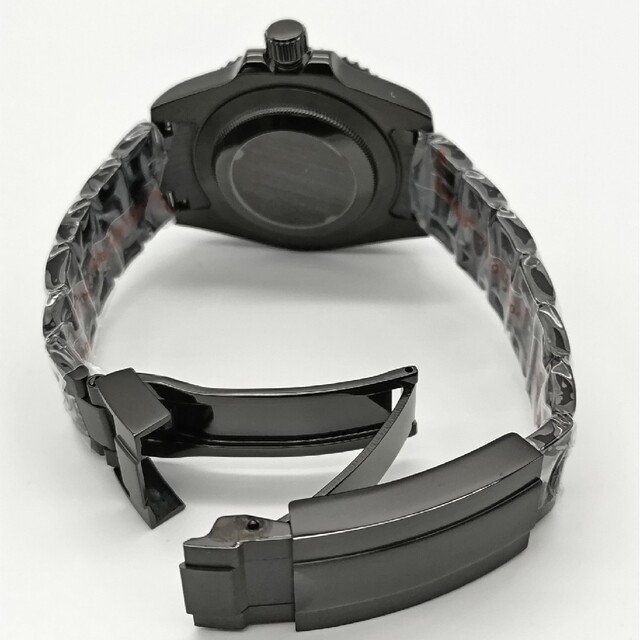 新品カスタムSEIKOMOD 40mmALLPVD黒サブNH35機械式 メンズの時計(腕時計(アナログ))の商品写真
