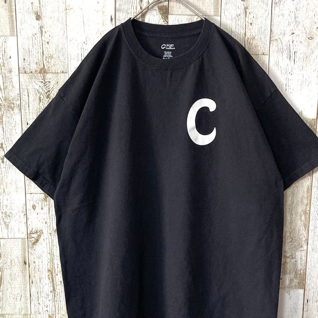 【PORT and COMPANY】両面プリントTシャツ メキシコ製 XL 黒 メンズのトップス(Tシャツ/カットソー(半袖/袖なし))の商品写真