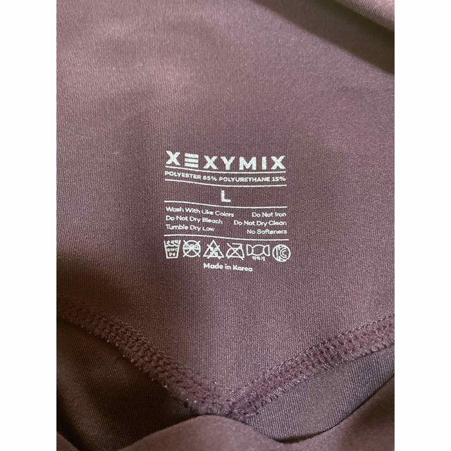 xexy mix ゼクシーミックスレギンスサイズ　Ｌ　ロイヤルブラウン スポーツ/アウトドアのトレーニング/エクササイズ(ヨガ)の商品写真