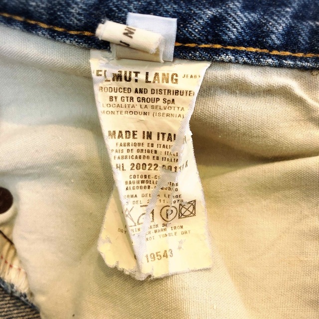 HELMUT LANG ヘルムートラング ペンキ デニムパンツ 本人期 1998 8