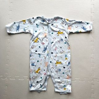 プチバトー(PETIT BATEAU)のプチバトー 6m67cm カバーオール(カバーオール)