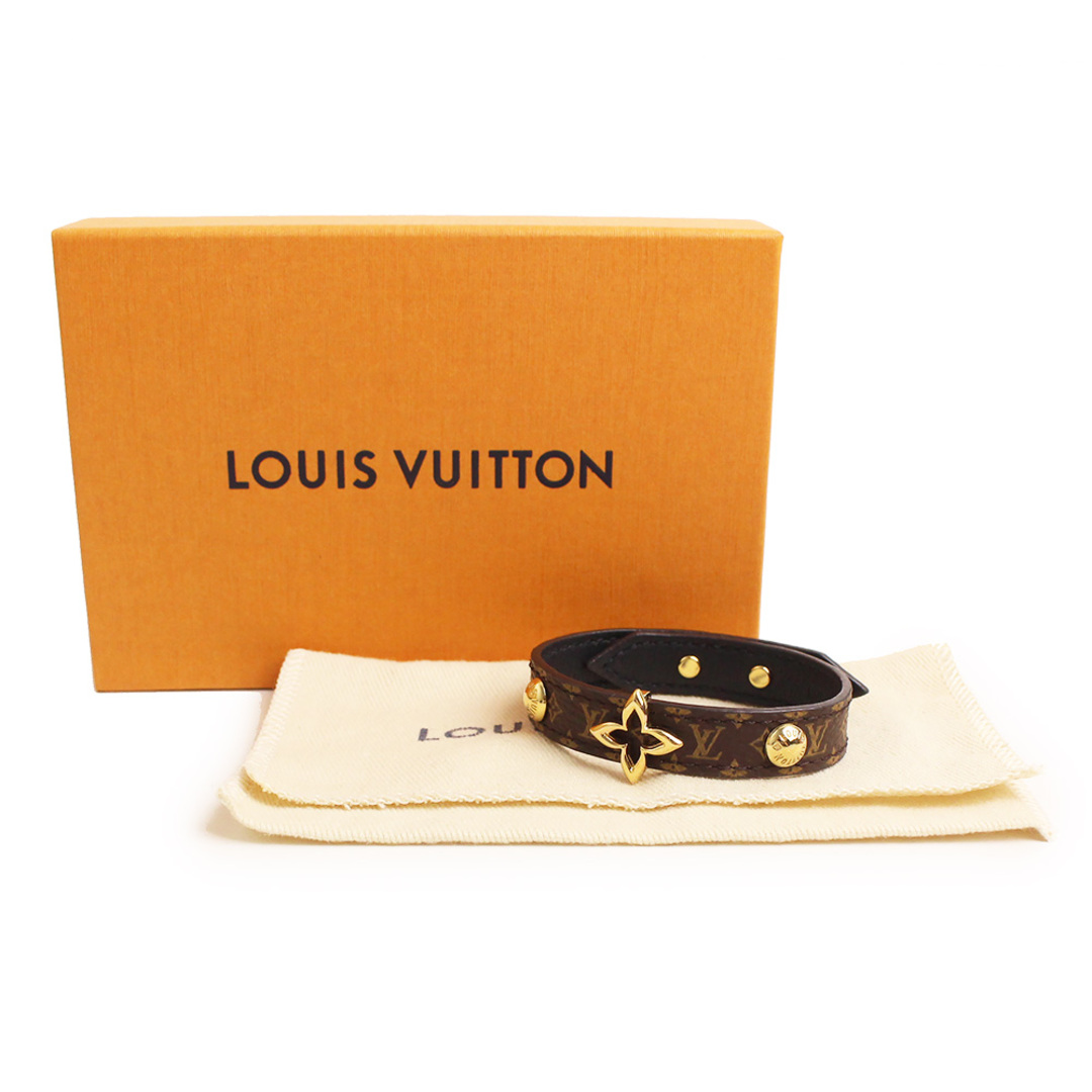 ルイ ヴィトン ブラスレ ブルーミング ブレスレット #17 モノグラム ブラウン 茶 M6534F 箱付 LOUIS VUITTON（新品・未使用品）