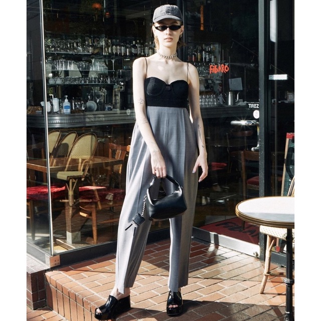 MAISON SPECIAL メゾンスペシャルハンドニットビスチェオールインワン