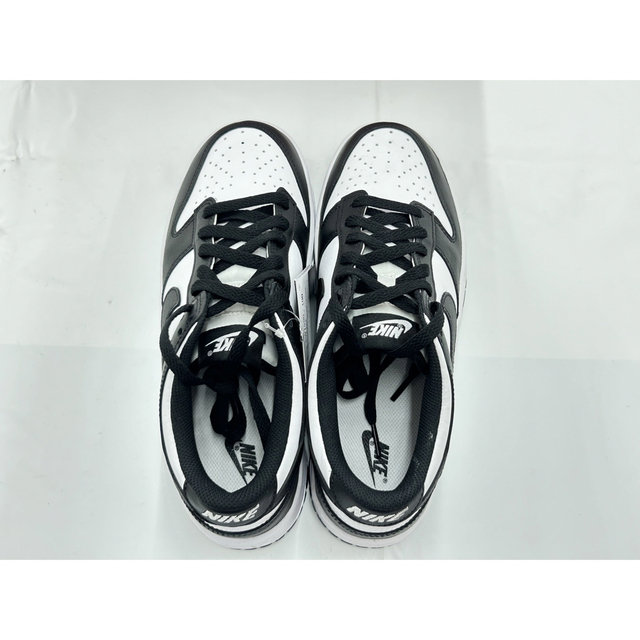 NIKE DUNK LOW BLACK WHITE 25cm パンダ　スニーカー