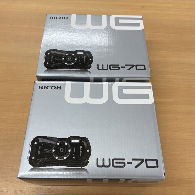 RICOH コンパクトデジカメ WG-70 BLACK1個ディスプレイ有無