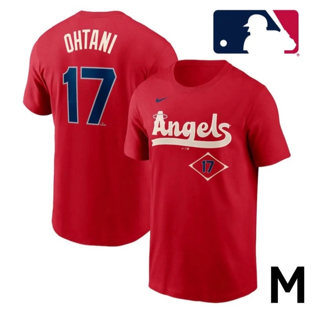 【正規品・早い者勝ち】MLB エンゼルス 大谷翔平 シティコネクト Tシャツ M