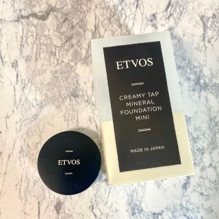 エトヴォス(ETVOS)のパフなし•1度使用/ ETVOS クリーミィタップミネラルファンデーションミニ (ファンデーション)