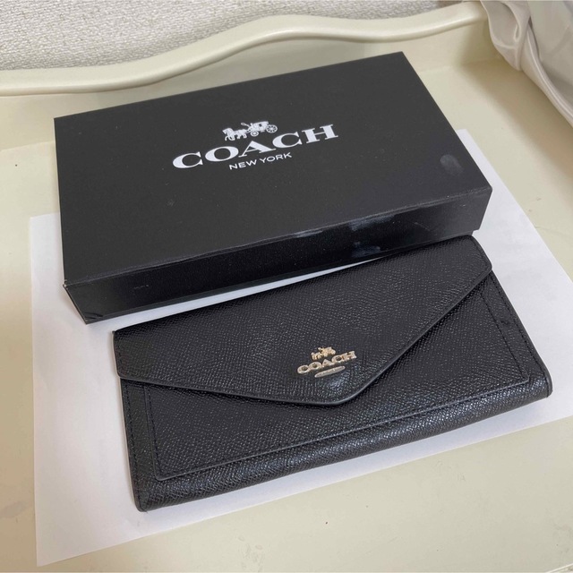 【24時間以内発送】正規品　coach 長財布　箱付き