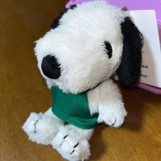 スヌーピー(SNOOPY)のスタバ　グリーンエプロン　スヌーピー　mini(キーホルダー)