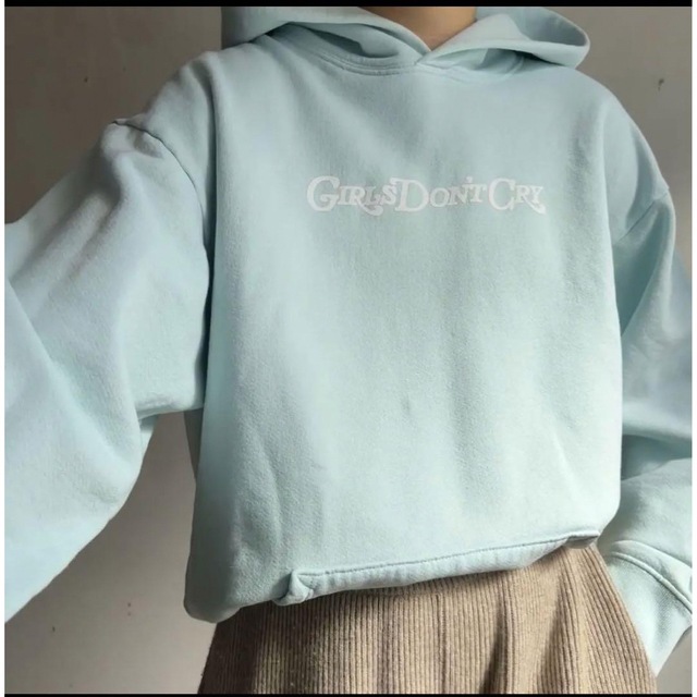 GIRLS DON'T CRY HOODY GREEN XL 新品