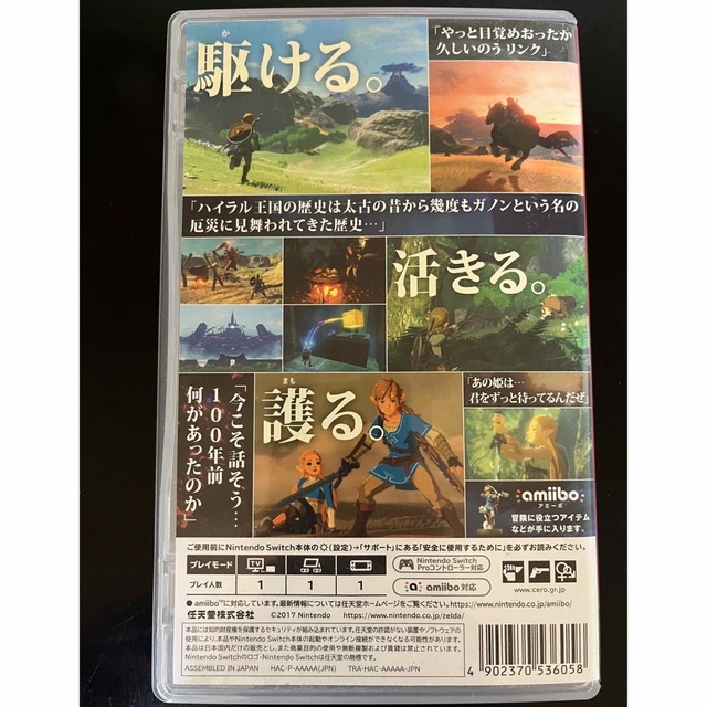 ゼルダの伝説 ブレスオブザワイルド パッケージ版 1