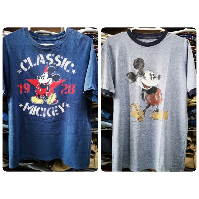 【2着セット/アメリカ購入☀️】Disney ミッキー Tシャツ